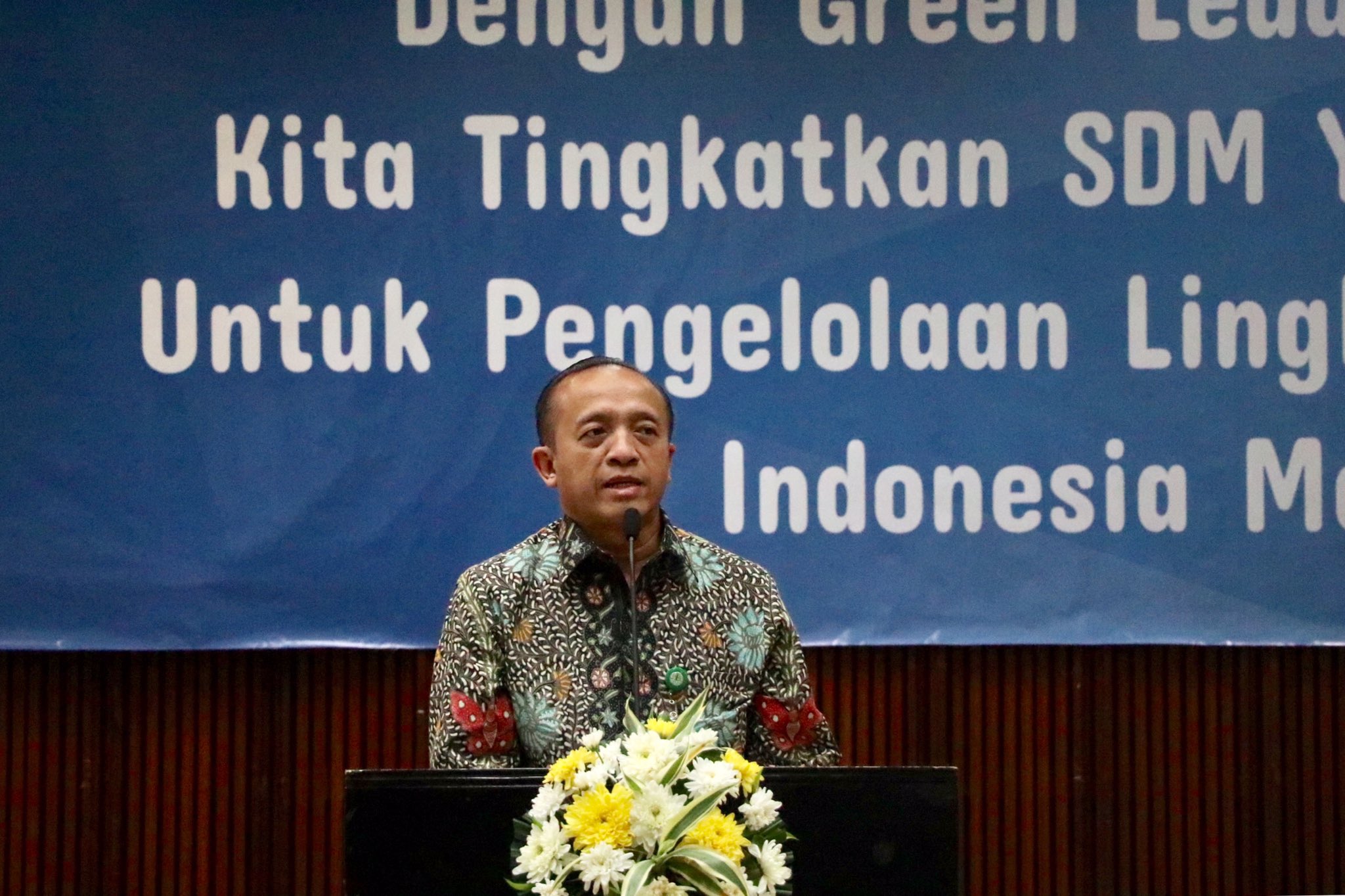 Sekjen Kementerian Lingkungan Hidup dan Kehutanan (Kemen-LHK) Bambang Hendroyono. (Foto: Twitter)