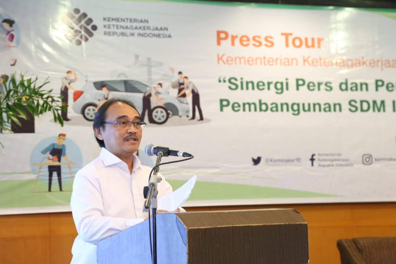 Kepala Biro Humas Kementerian Ketenagakerjaan Soes Hindharno. Foto: Kemenaker