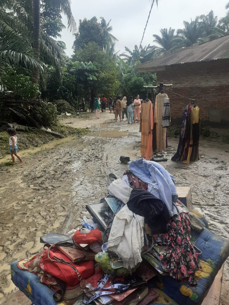 Sungai Merbau Meluap, 5 Desa di Labura Terendam