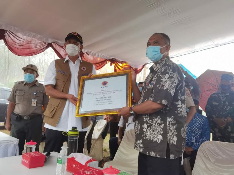 BNPB Berikan Bantuan Rp 1 Miliar untuk Kabupaten Zona KRB Merapi