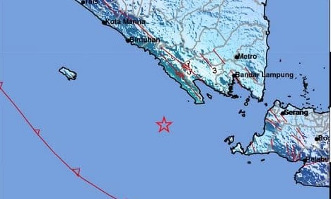 Tanggamus Diguncang Gempa Magnitudo 5,5