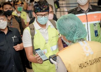 Menparekraf Pastikan Penerapan Protokol Kesehatan di Bali