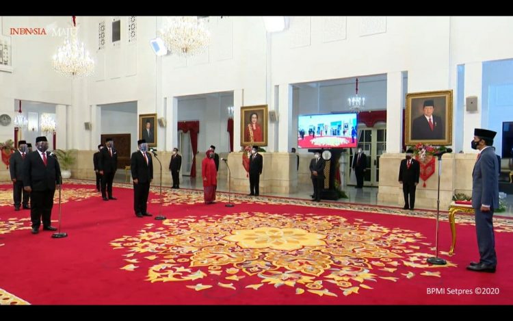 Presiden Lantik Enam Menteri Baru dan Wakil Menteri