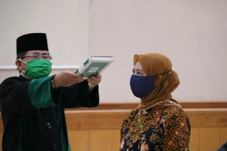 Lapan Lantik 97 PNS Secara Luring dan Daring