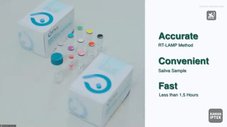 Kemenristek/BRIN Dukung Alat Tes Covid-19 RT LAMP Saliva