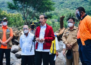 Presiden Jokowi Jamin Kebutuhan Pengungsi Tercukupi