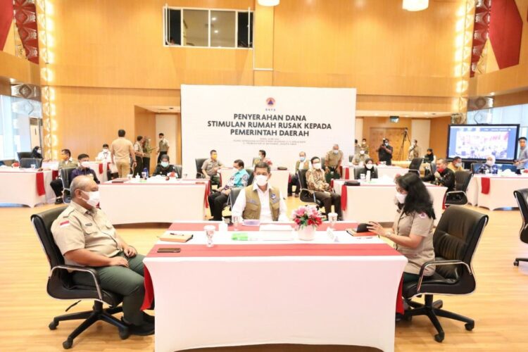BNPB Serahkan DSP Stimulan Rumah Rusak ke Pemerintah Daerah
