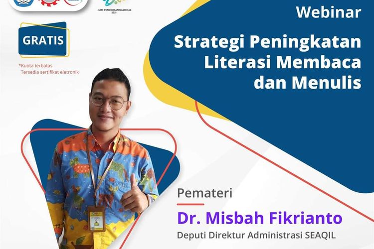Deputi Direktur SEAQIL: Perlu Sistem dan Kerja Sama untuk Tingkatkan Literasi