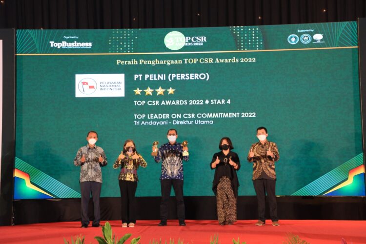 PELNI Raih Dua Penghargaan di TOP CSR Award 2022