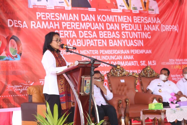 Cegah Stunting, Kementerian PPPA dan BKKBN Resmikan Desa Ramah Perempuan dan Peduli anak