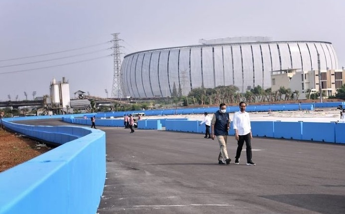 Presiden RI Tinjau Sirkuit Formula E di Ancol, Ini Bagian yang Masih Kurang!