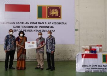 Pemerintah Indonesia Kirim 3.026 Kg Obat-obatan dan Alat Kesehatan ke Sri Lanka