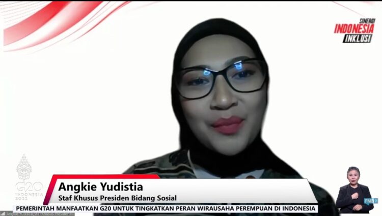 Staf Khusus Presiden RI Angkie Yudistia