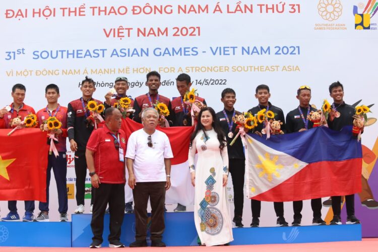 Tim Dayung Indonesia Dulang 8 Emas dalam SEA Games XXXI