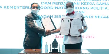 Menko Polhukam dan Kepala BSSN Lakukan Penandatanganan Nota Kesepahaman tentang Sertifikat Elektronik