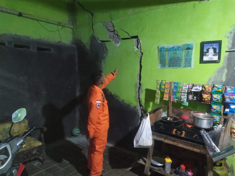 15 Rumah Retak di Tegal, Terdampak Fenomena Pergerakan Tanah
