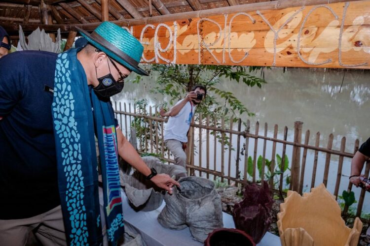 Menparekraf Sandiaga Uno Dukung Pengolahan Limbah di Sungai Cisadane Banten Jadi Produk Ekraf