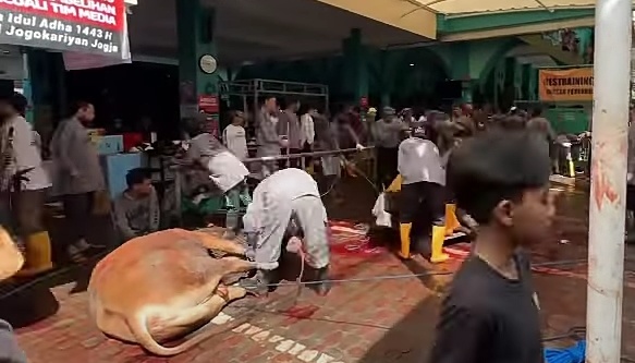 Lebih dari 500 Relawan Membantu Rangkaian Kegiatan Idul Adha 1433 H di Masjid Jogokariyan Yogyakarta