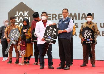 Gubernur Anies Baswedan Resmikan 33 Rusunawa JakHabitat