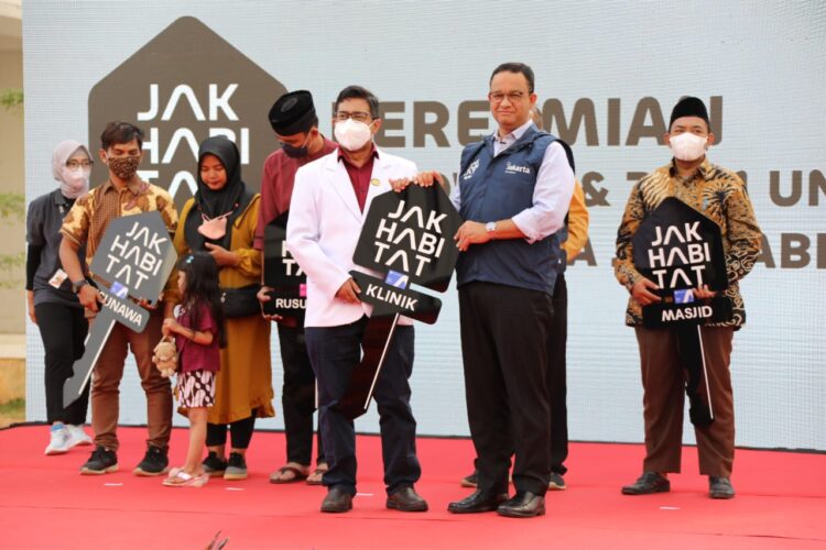 Gubernur Anies Baswedan Resmikan 33 Rusunawa JakHabitat