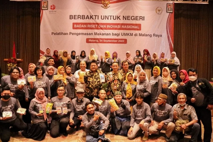 BRIN Adakan Pelatihan Pengemasan bagi UMKM di Malang
