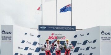 Veda Ega Pratama Kibarkan Bendera Merah Putih di Sirkuit Chang Thailand