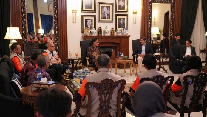 Chief Minister Sindh Pakistan Menerima dan Mengapresiasi Tim Medis dari Indonesia