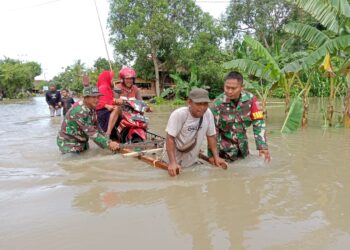 Tiga Kecamatan Terendam Banjir Rob di Kabupaten Pinrang