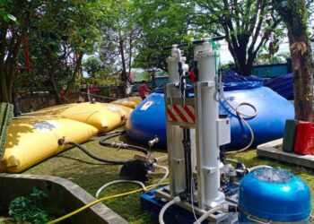 PMI Bangun Instalasi Pengelolaan Air Bersih Siap Minum di Cianjur