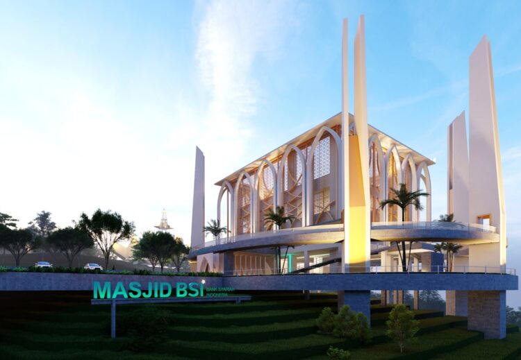 Proyek Bakauheni Harbour City Terus Dikebut, Progres Masjid BSI Capai 99 Persen