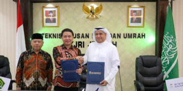Kemenag dan Saudia Arabia Airlines Sepakat Lakukan Kerja Sama dalam Pengangkutan Jemaah Haji Indonesia 1444 H
