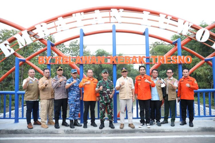 Jembatan Luworo di Madiun Diresmikan Kepala BNPB