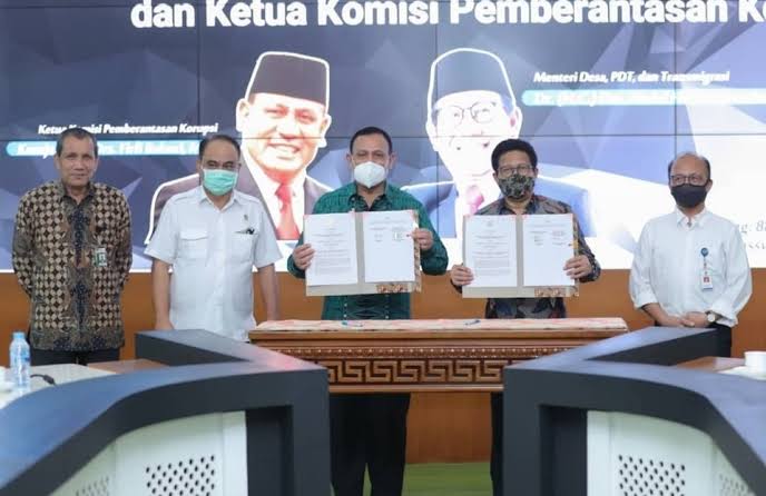 Kemendes PDTT Gandeng KPK untuk Mendorong Pencegahan Korupsi di Desa