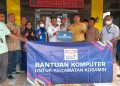 Indomaret Tangerang Salurkan 8 Unit Komputer ke Kecamatan Kosambi