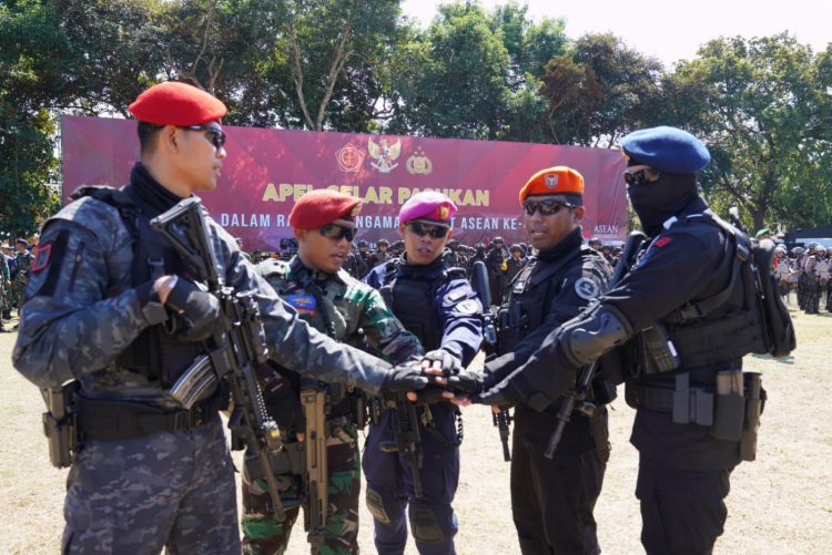 Pasukan Elit TNI dan POLRI Dikerahkan untuk Amankan KTT ASEAN 2023