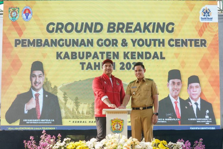 Pembangunan GOR dan Youth Center di Kendal Dimulai