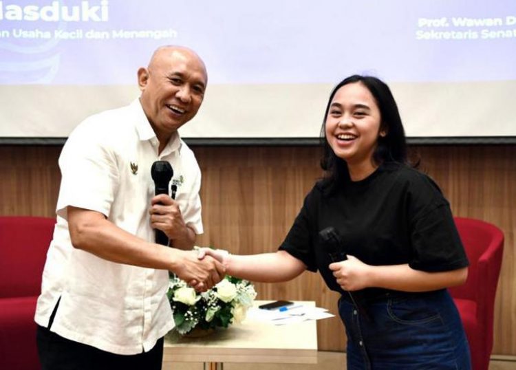 Teten Masduki Apresiasi dan Mendorong Generasi Muda Menciptakan Lapangan Kerja