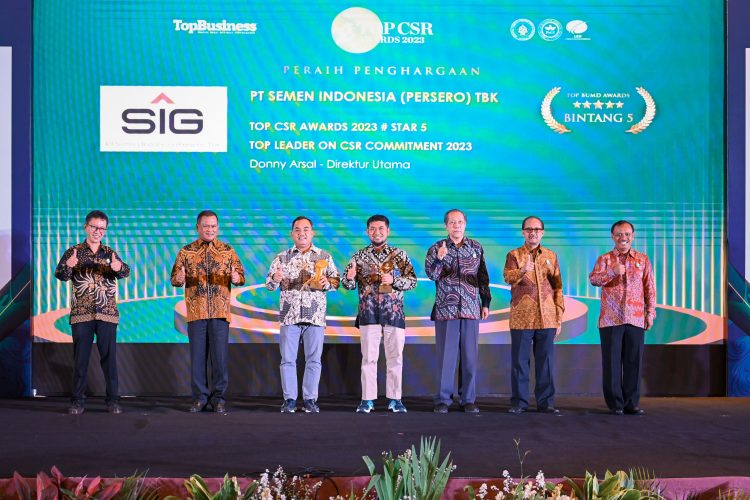 SIG Raih 12 Penghargaan dalam Ajang Top CSR Awards 2023