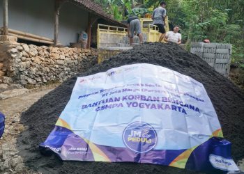 Jasa Marga Salurkan Bantuan Material Bangunan Untuk Korban Bencana Gempa Bumi Yogyakarta