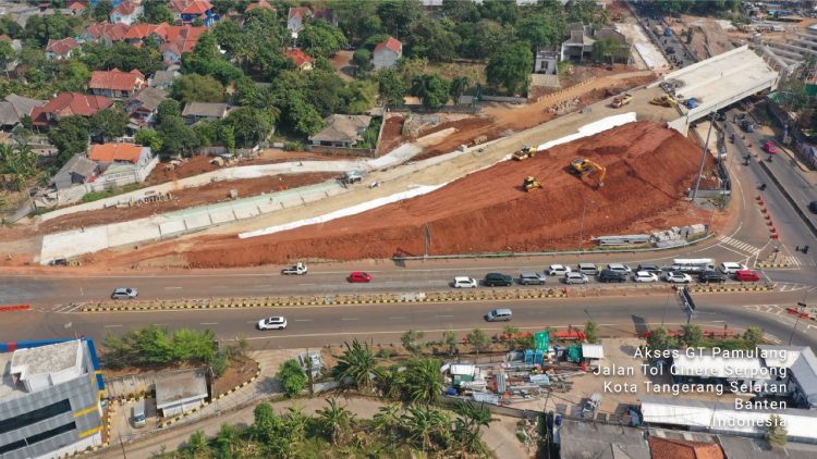 Pengalihan Sementara Akses Gerbang Tol Pamulang, Pengguna Jalan Diimbau Perhatikan Rambu-Rambu Lalu-Lintas
