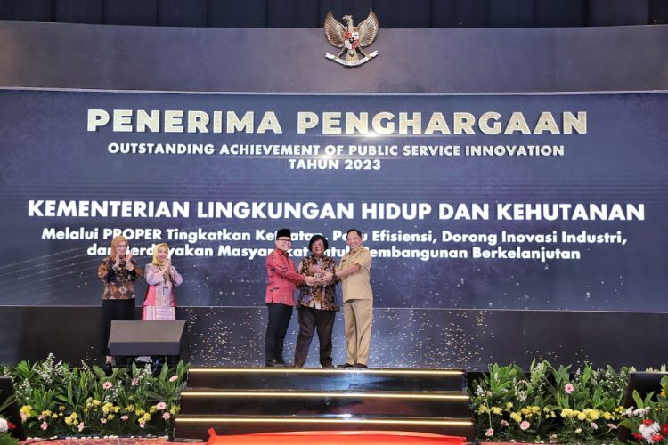 PROPER KLHK Raih TOP 5 Inovasi Pelayanan Publik Tahun 2023