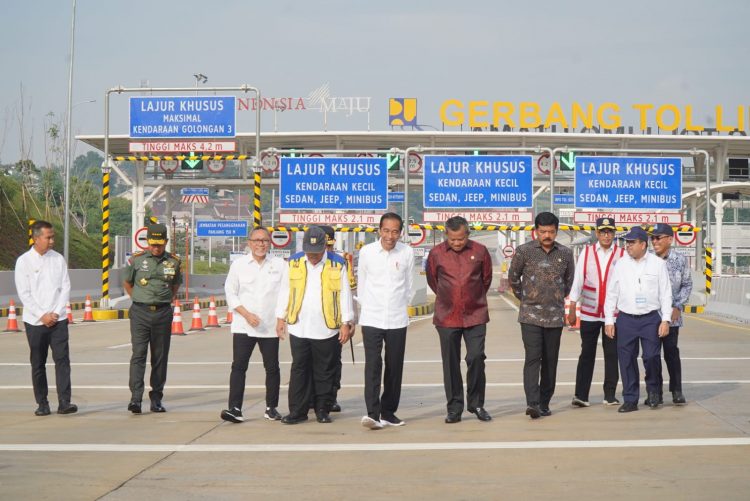 Jalan Tol Serpong-Cinere Seksi 2 Ruas Pamulang-Cinere Sepanjang 3,64 Km Diresmikan Oleh Presiden RI Joko Widodo