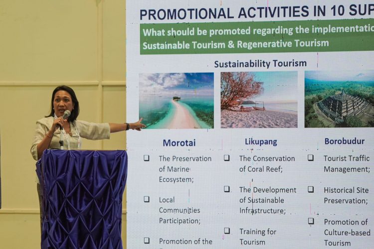 Kemenparekraf Sampaikan Upaya Pengembangan Pariwisata Berkelanjutan di Indonesia di ATF 2024