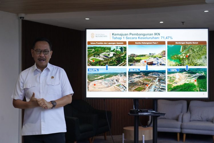 Pembangunan Tahap Pertama IKN Capai 71,47% dengan Investasi Rp47,5 Triliun