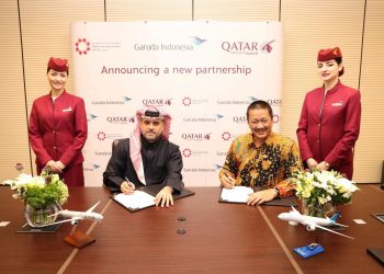 Perdana, Garusa Indonesia Terbang Jakarta – Doha PP