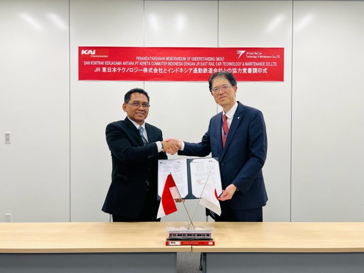 Tingkatkan Keandalan Sarana, KAI Commuter Tandatangani MOU Dengan JRTM Jepang