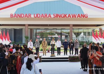 Presiden Joko Widodo Resmikan Bandara Singkawang di Kalimantan Barat