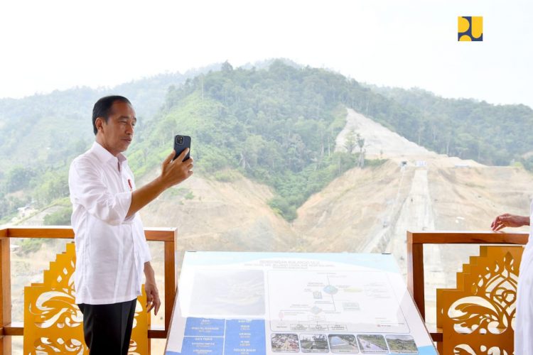 Presiden Jokowi Tinjau Progres Bendungan Bolango Ulu di Gorontalo