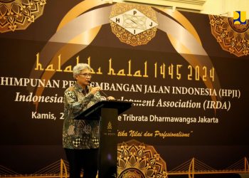 Halalbihalal HPJI, Menteri Basuki Ingatkan untuk Terus Tingkatkan Kualitas Jalan