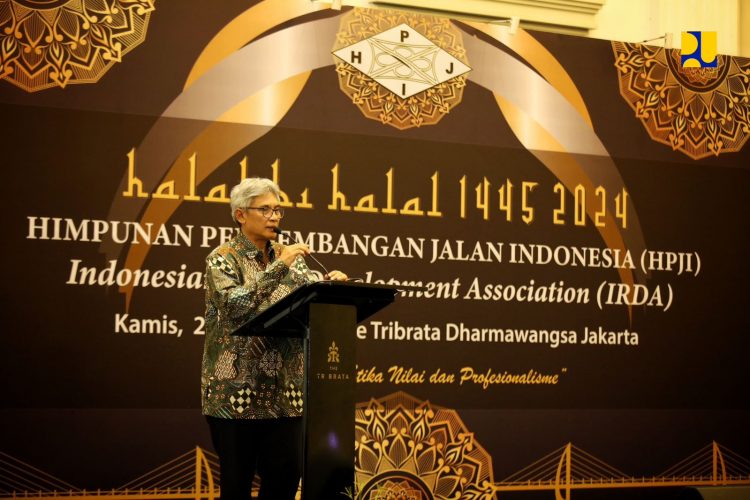 Halalbihalal HPJI, Menteri Basuki Ingatkan untuk Terus Tingkatkan Kualitas Jalan